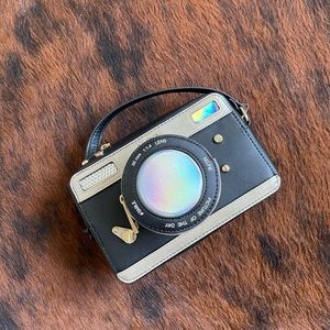 Funky Aldo Camera shaped handbag with shoulder strap. Brand new